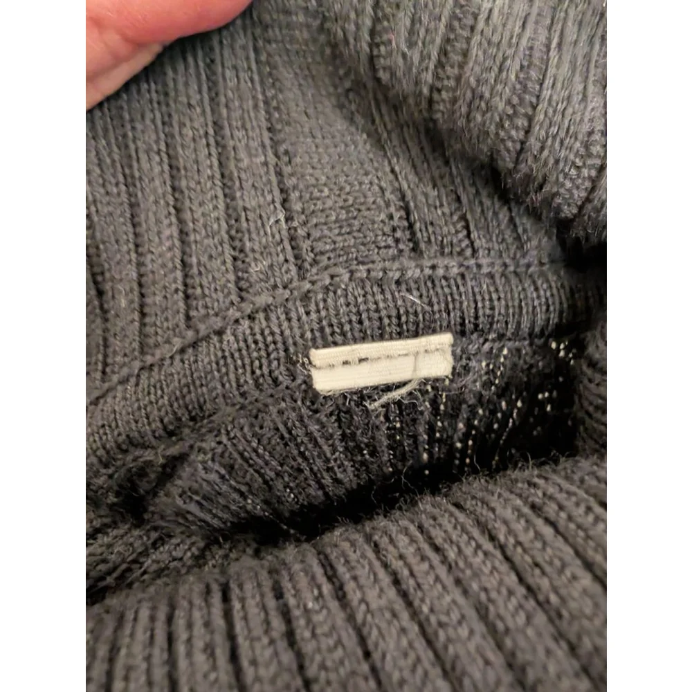 Lululemon Sweat & Savasana Sweater Black Ribbed Turtleneck S